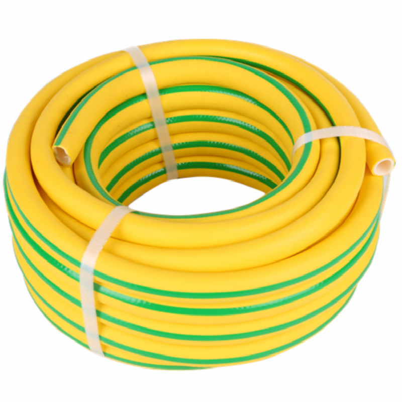 3-warstwowy żółty kolor z zielonym wężem Superflex PVC wąż wodny